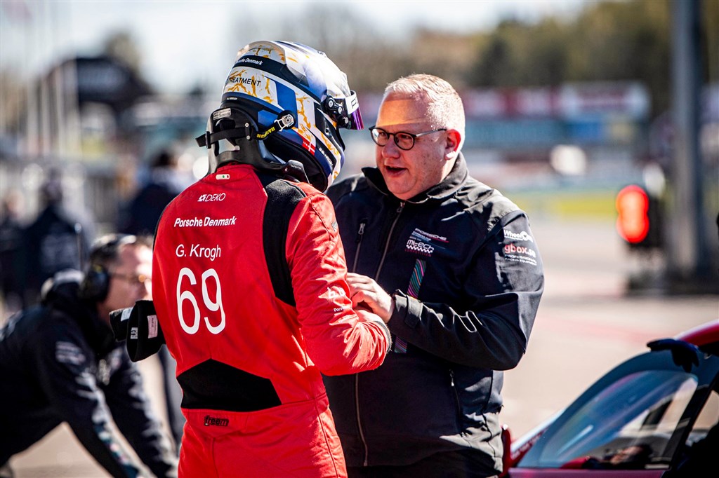 Gustav Krogh inden Carrera Cup-premiere: Der skal høstes podiepladser.
(Foto: Mtech Competition)